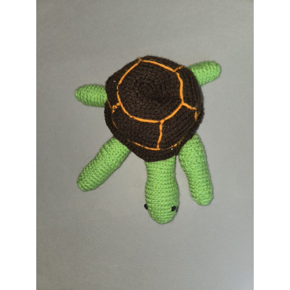 Cute Crochet Turtle Plush Set with Baby Turtles & Egg 🐢✨